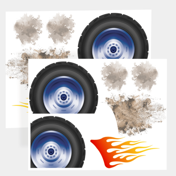 Monster/Off Road Truck Sticker Pack - Image 3